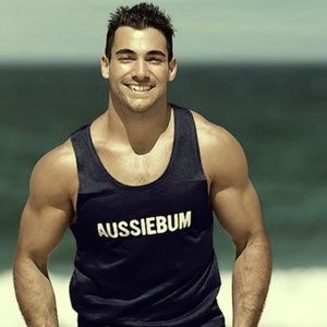 Aussiebum Logo Tank Top XL Gently worn 100% cotton